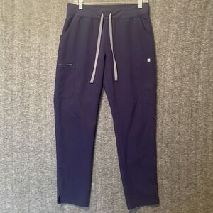FIGS Yola Skinny Cargo Scrub Pants Womens M Technical Collection Navy‎ Medical